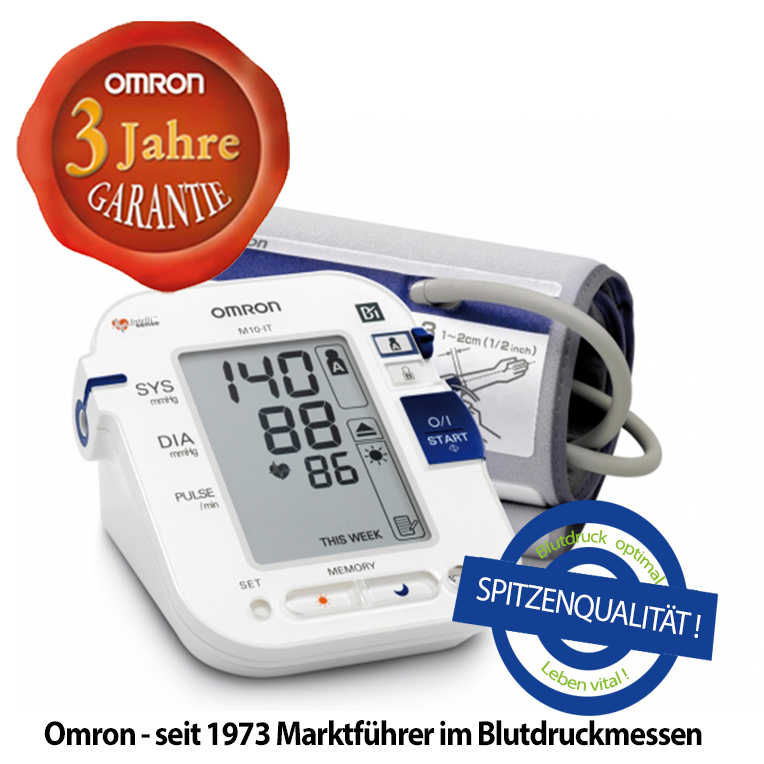 Blutdruckmessgerät OMRON M10-IT (30 % Rabatt) inkl. zwei Geschenke